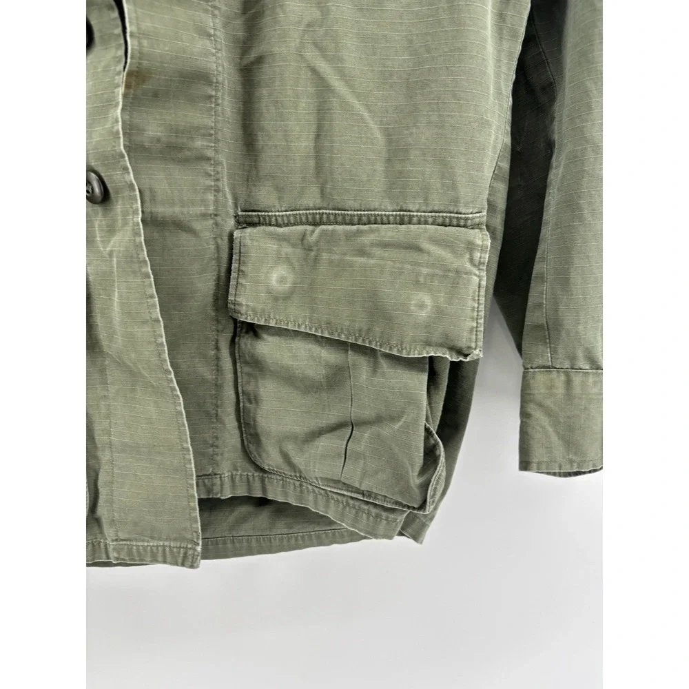 Vietnam Jacket‎ 107 Coat Man's Combat Ripstop Slant Tropical Wind Small RUGGED